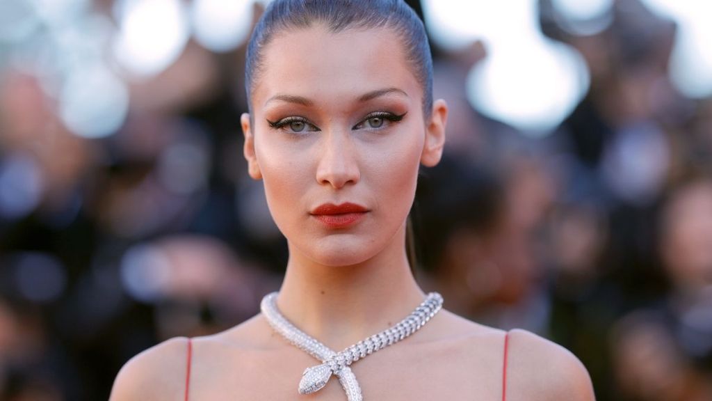 Bella Hadid Let's Her Plunging Romper Do All the Talking