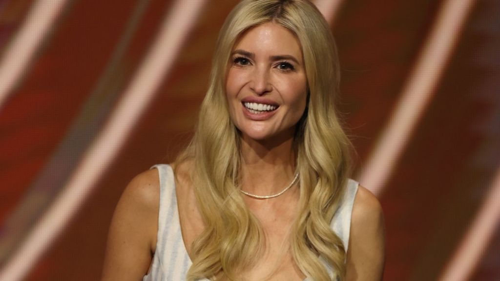 Ivanka Trump's Plunging Dolce & Gabbana Micro Minidress Piles on Bold Prints