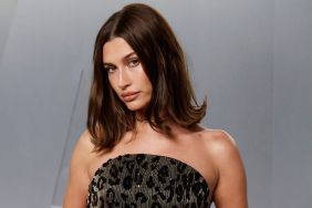 Hailey Bieber Flaunts Serious Curves in Plunging Swimsuit With Cutouts