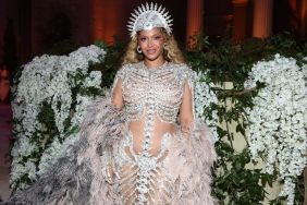 Beyonce's Fully Sheer Olivier Rousteing Gown Is Basically a Crystal Skeleton