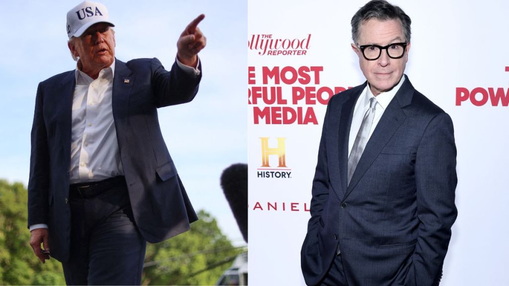 Donald Trump Sent Stephen Colbert Vague Warning Before Last Talk Show