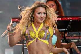 Zara Larsson Flashes More Than Just Her Cleavage in Sultry Bra Look