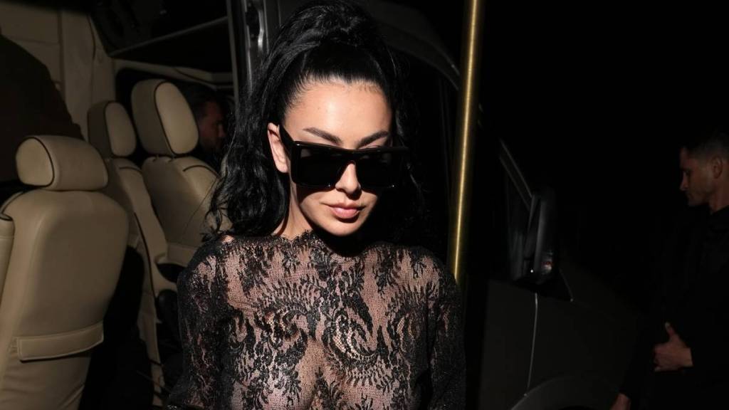 Charli XCX's Saint Laurent Dress Couldn't Possibly Be More See-Through