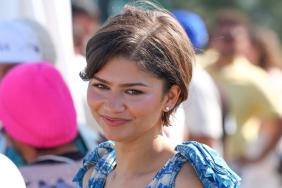 Zendaya Wears Louis Vuitton Fringe Top as Micro Minidress for Vogue