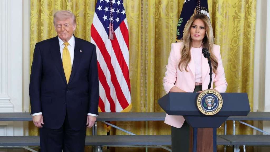 Donald Trump Blames Autocorrect for Changing Melania’s Name to ‘Melody’