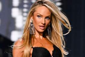 Candice Swanepoel’s Midriff-Baring Bra-Top Turns up the Heat in New Shoot