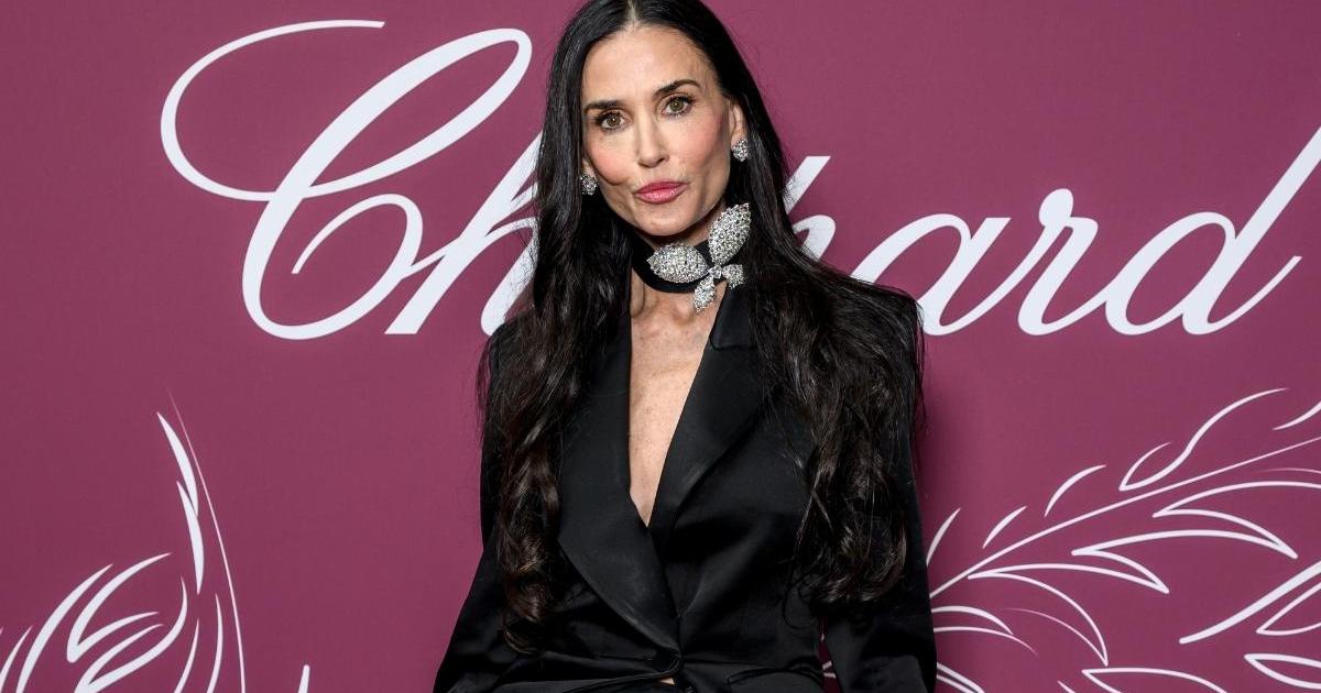 Demi Moore Goes Bold in Plunging Nina Ricci Blazer &&hellip;