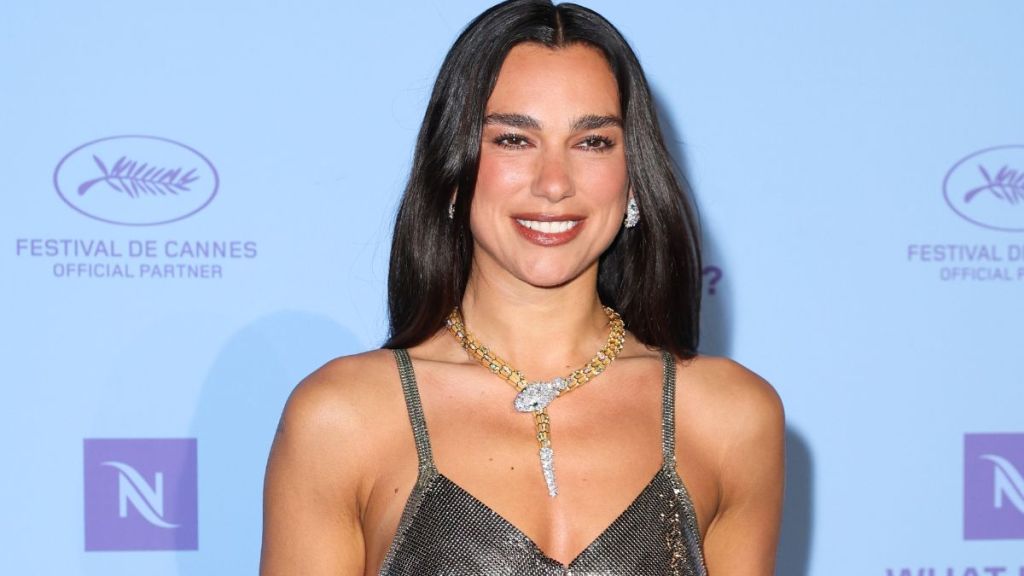 Dua Lipa Leaves Little to the Imagination in See-Through Lace Top