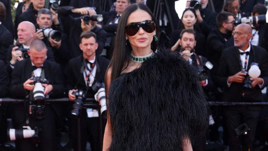Demi Moore's Gucci Top Is Indeed a Micro Minidress Fresh off the Runway
