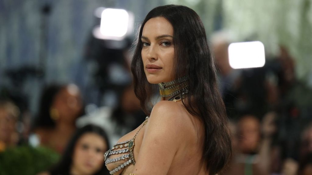Irina Shayk's Alexander Wang Bag Elevates Shirt as Micro Minidress Look