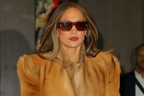 Jennifer Lopez Nails Peekaboo Bra Trend in 2-Button Jacket