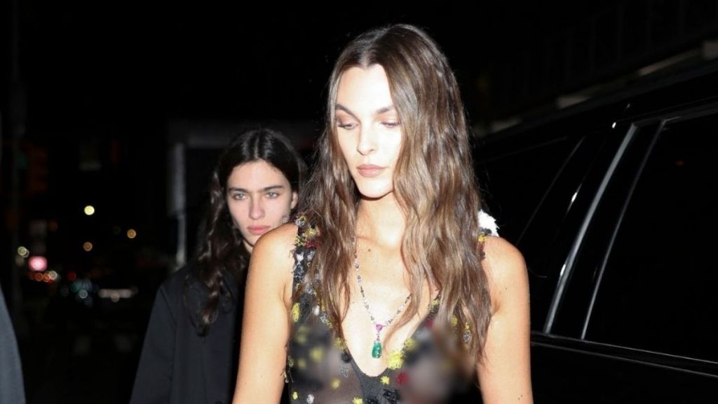 Leonardo DiCaprio’s Girlfriend Goes Braless in a Completely Sheer Dress