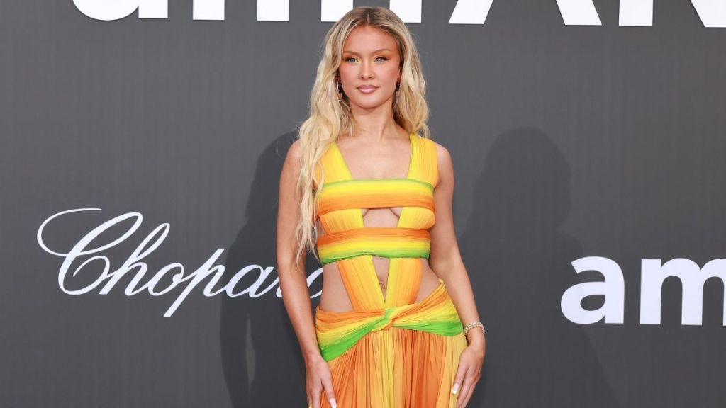 Zara Larsson’s Gown Plunges Dangerously Down With Bold Cutouts