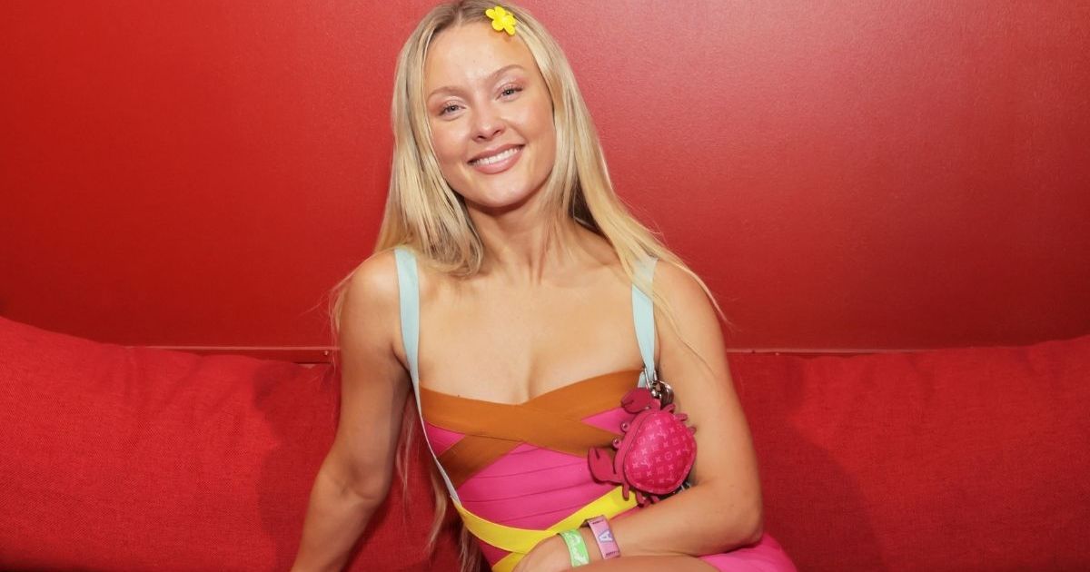 Zara Larsson Swaps Bra for Headphones With Micro Shorts
