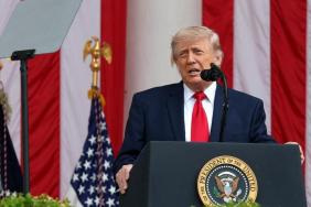 Donald Trump Draws Attention for Iran Remarks at Memorial Day Ceremony