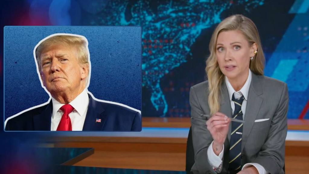 donald trump cognitive test daily show host