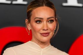 Hilary Duff's Cleavage-Baring Swimsuit Dips Dangerously Low