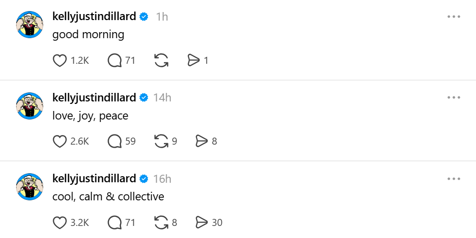 KJ Dillard's Threads posts
