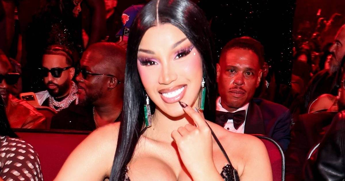 Cardi B's Plunging Do Long Lace Gown Is Fully See-Through at BET Awards