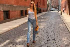 Blake Lively Elevates Plunging Top With Vintage Hermes Bag for Coffee Date