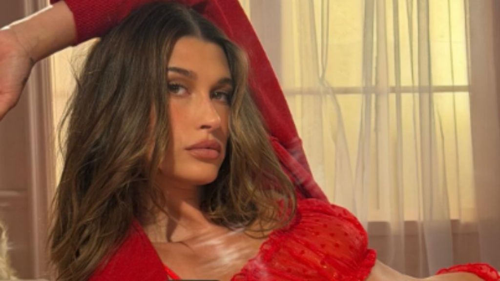 Hailey Bieber's Tiny Knicks Top Left a Major Gap Above Low-Rise Pants