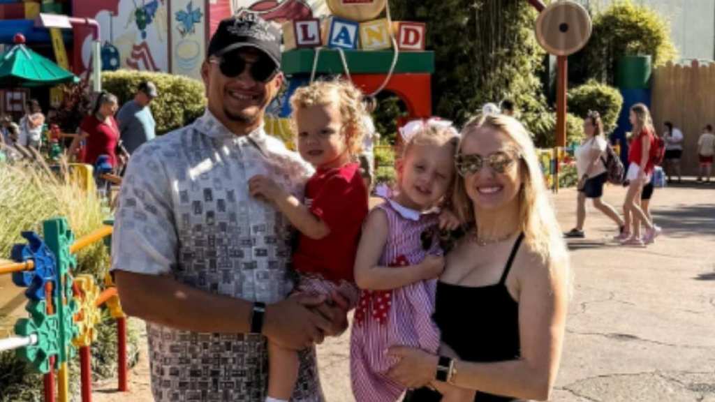 Brittany & Patrick Mahomes’ Kids Go All Out in Chiefs Red To Support Dad