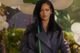 Rihanna Nearly Breaks the Internet in a Skin-Tight Dress With a Daringly Deep Neckline