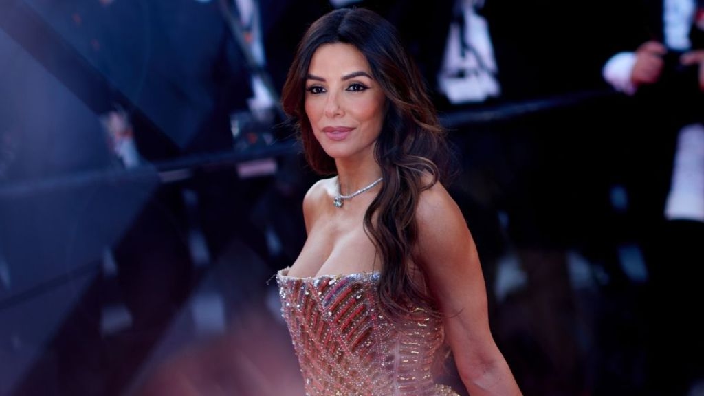 Eva Longoria Serves Major Heat in Plunging Top & Micro Shorts