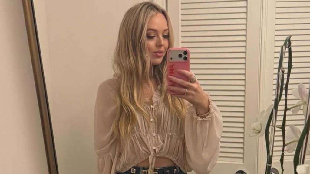 Tiffany Trump's Sheer Blouse Is Held Together by a Single Knot