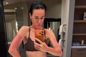 Katy Perry’s Barely-Held Bra Top Comes With Too Short of a Miniskirt