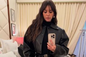 Nina Dobrev's $498 Retrofete Bustier Lace Bodysuit Is Fully See-Through