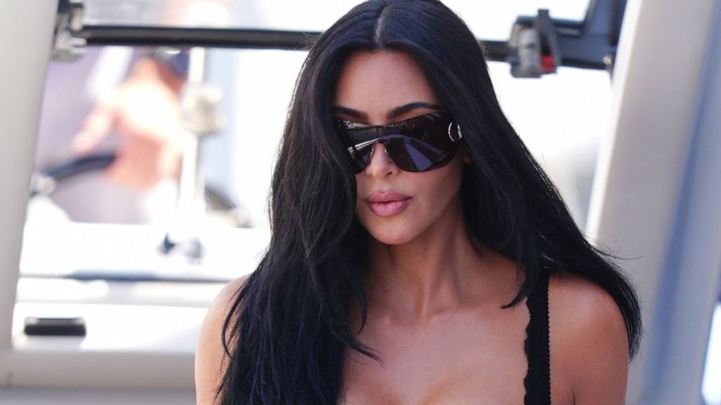 Kim Kardashian's Gucci G-String Peeks Through Dress With Massive Cutout