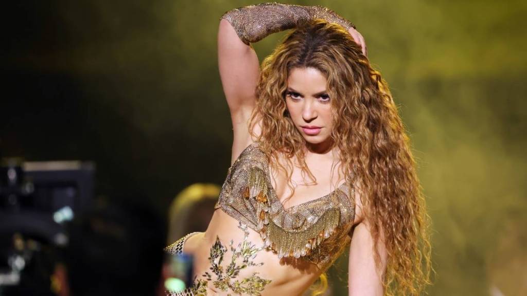 Shakira's Fully Sheer Top Is Held Together by Exactly 4 Strings for People