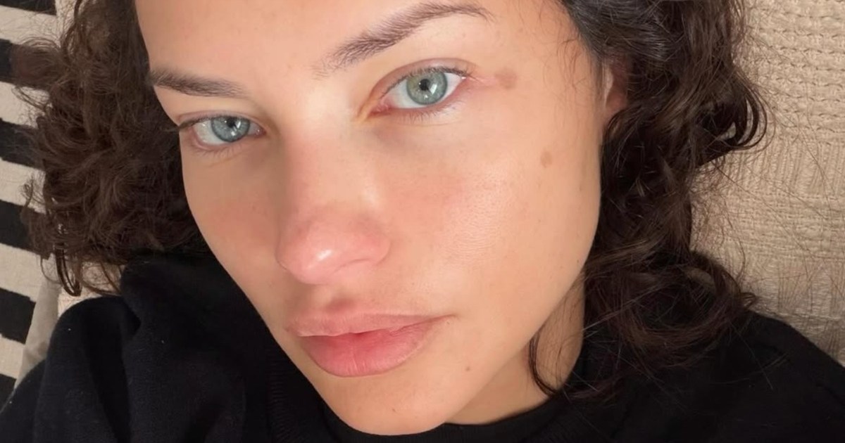 Adriana Lima Wears Nothing but a Thong & Red Smoking Heels in New Photo