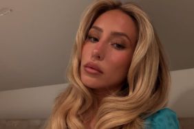 Alix Earle Leaves Chloe Shirt Unbuttoned for Deep Plunging Look