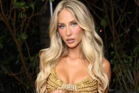 Alix Earle Leaves Robe Dangerously Undone for Bold Plunging Look