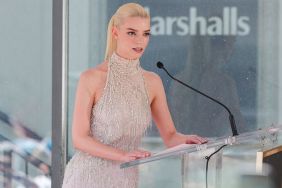 Anya Taylor-Joy's Magda Butrym Micro Minidress Comes With Cheeky Bra Peek