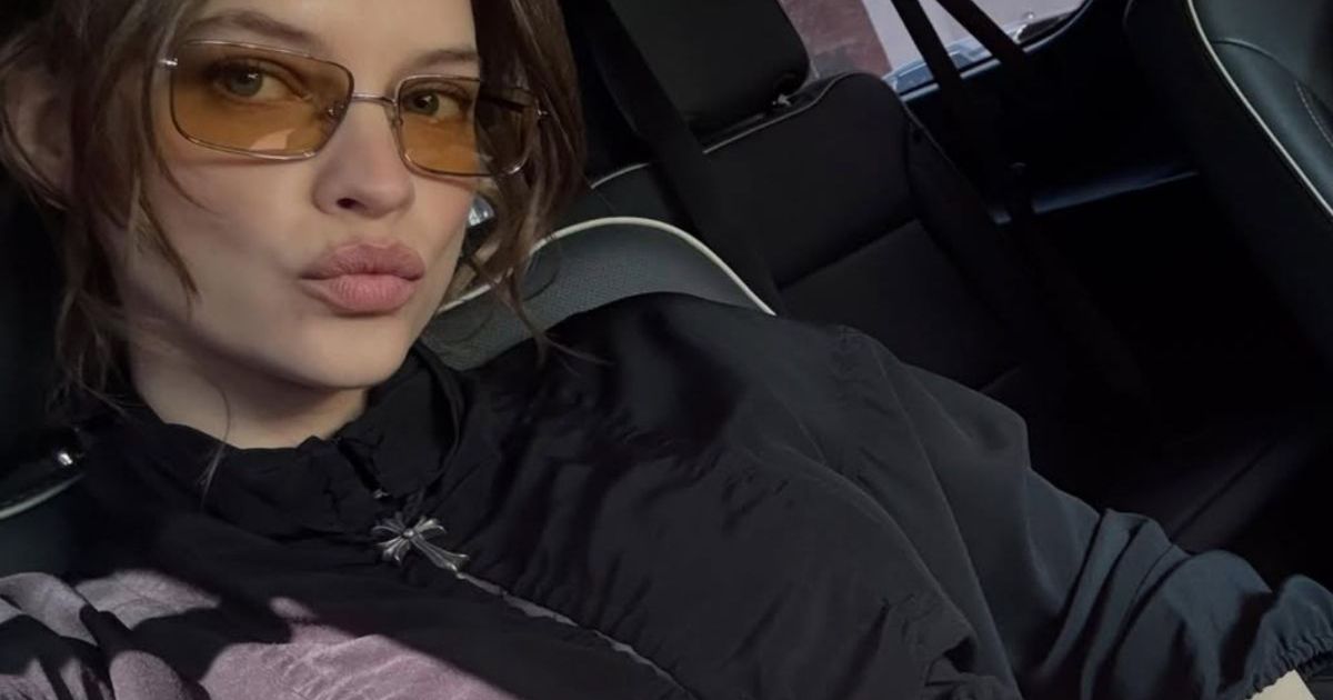 Barbara Palvin's Salih Balta Bustier Micro Minidress Goes Big on Lace