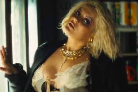 Bebe Rexha's Daring Neckline Gets Even Bolder as Her Dress Slips From Her Shoulder