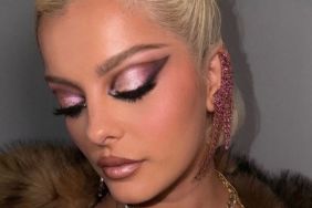 Bebe Rexha’s Lacy Bralette Peeks Through a Look That Keeps Getting Bolder