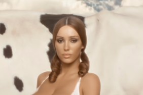 Kanye West’s Wife Squeezes Into a Bra That Looks One Size Too Small