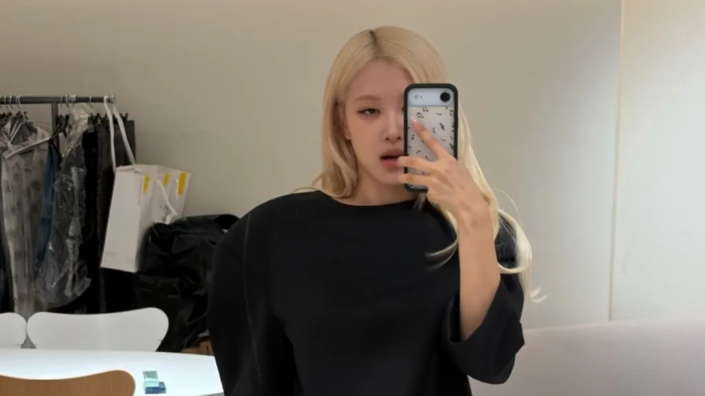 Blackpink’s Rose Puts Her Plunging Neckline on Display in Fully Sheer Dress