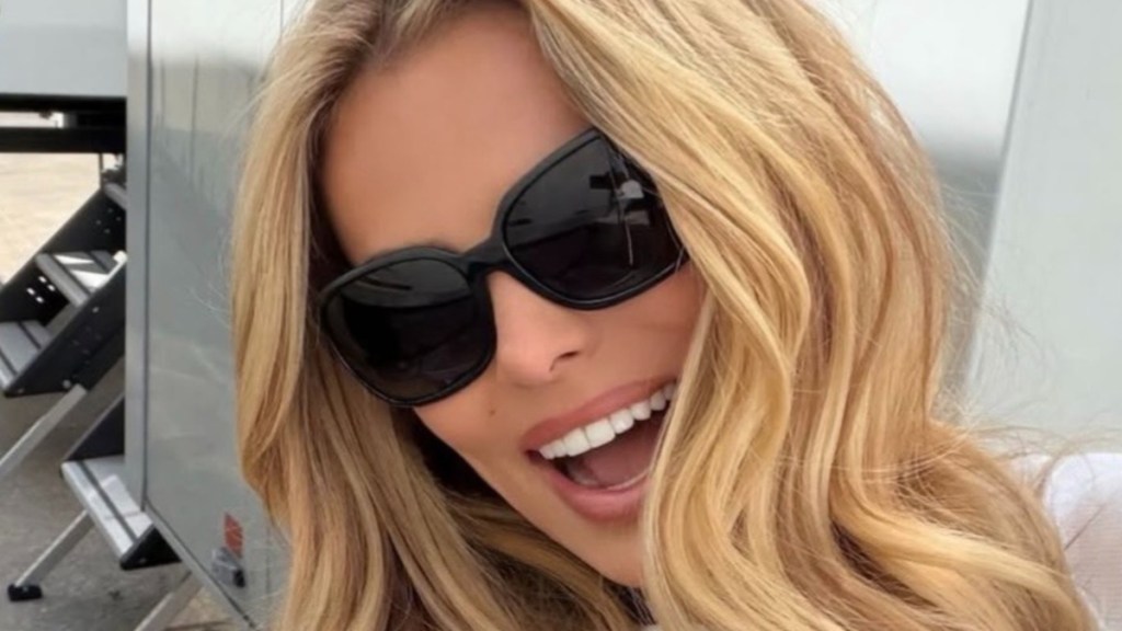Brooks Nader Turns up the Heat in a Bikini Top That Barely Stays Put