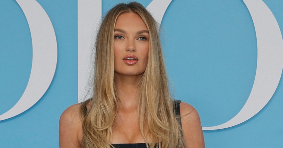 Candice Swanepoel's Plunging Dress Gets Even Bolder With a Sheer Surprise