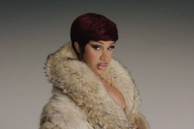 Cardi B Nearly Spills Out of a Low-Cut Top Hanging on by a Thread