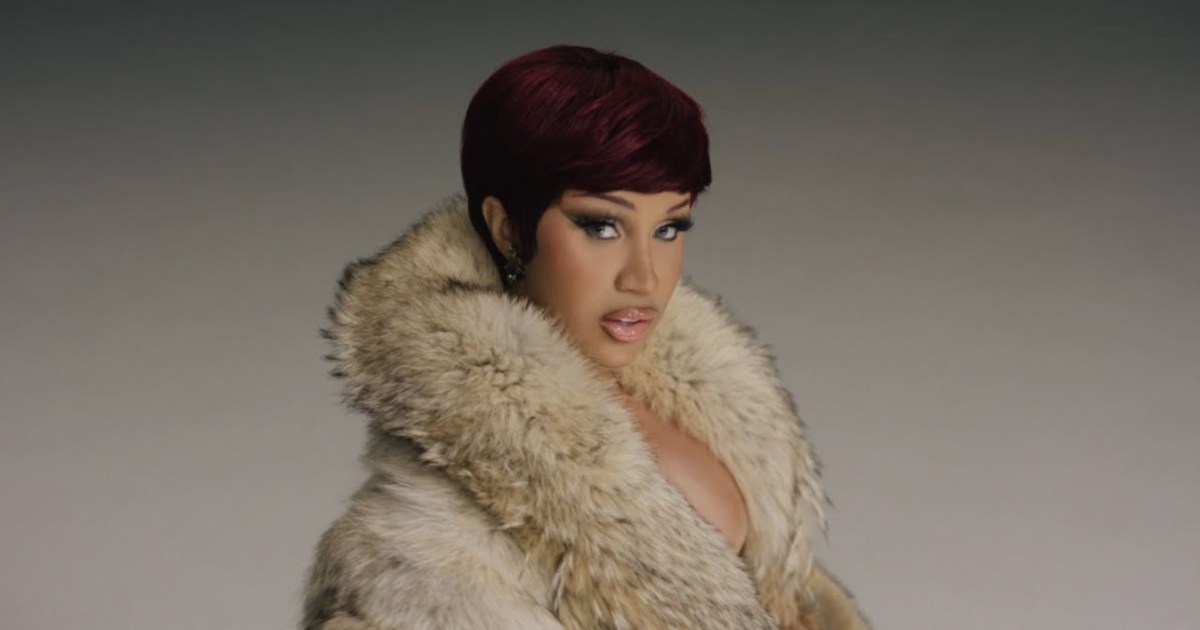 Cardi B Nearly Spills Out of a Low-Cut Top Hanging on by a Thread