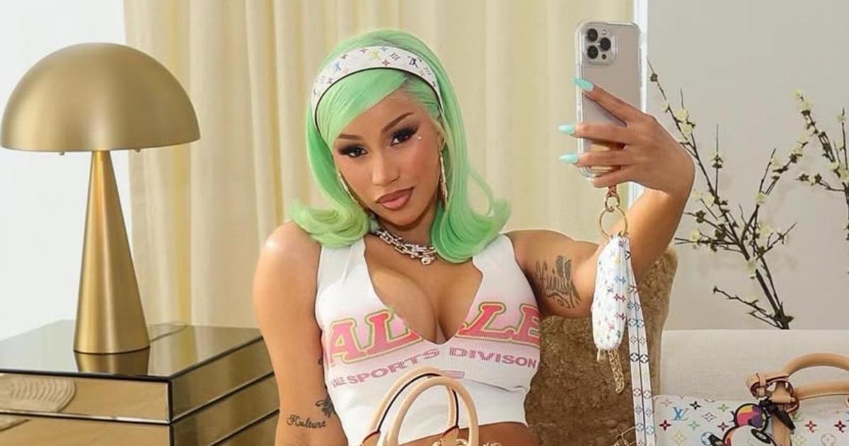 Cardi B’s Racy Bra-Top Has Bold Cut-Outs That Reveal More Than Expected