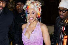 Cardi B’s Windowsen Bustier Micro Minidress Has Too Many Strings & Cutouts