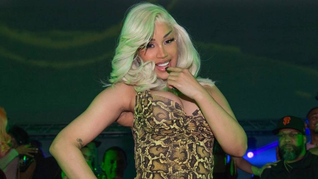 Cardi B Nearly Bursts Out of a Curve-Hugging Dress