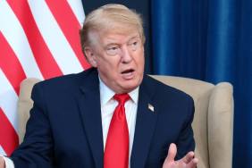Donald Trump male reporter G7 summit